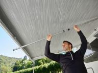 Spannstange für Wandmarkisen