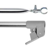 Verandastange Stahl verstellbar für Größe 15 - 19 (270 - 355 cm)