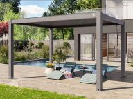 Pergola Deluxe 3 x 4m perlgrau