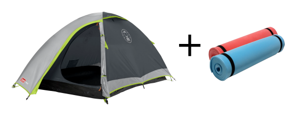 Coleman Darwin 3 + 2x Isomatten Setpreis *Aktion* 2176901