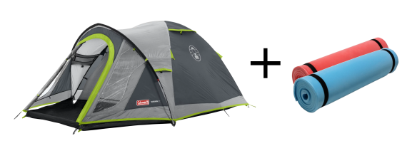 Coleman Darwin 3 Plus + 2x Isomatten Setpreis *Aktion* 2176904