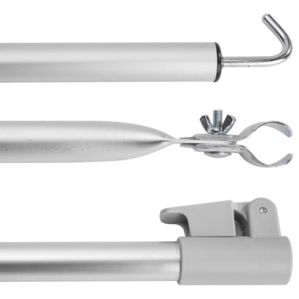 Dachstange ALU 28mm Quick System, gerade, verstellbar bis 250 cm 38543