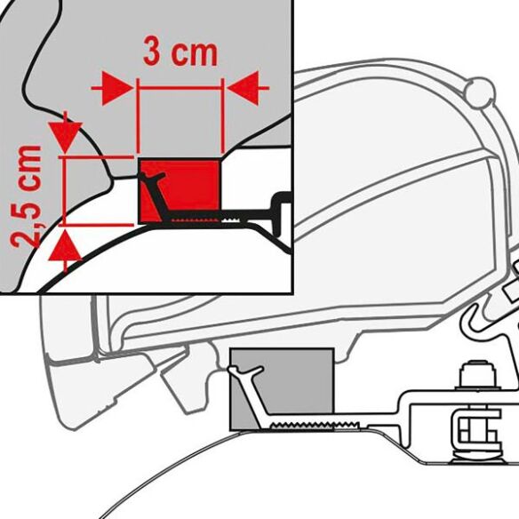 Dichtband Rain Guard F80/F65 071/194