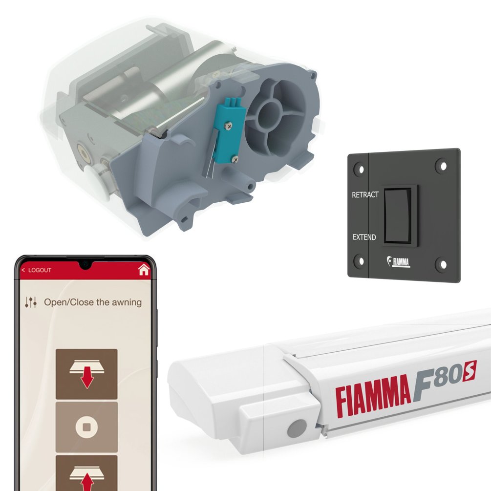 Fiamma Motor Kit Advanced F80 S, Polar White 071/290