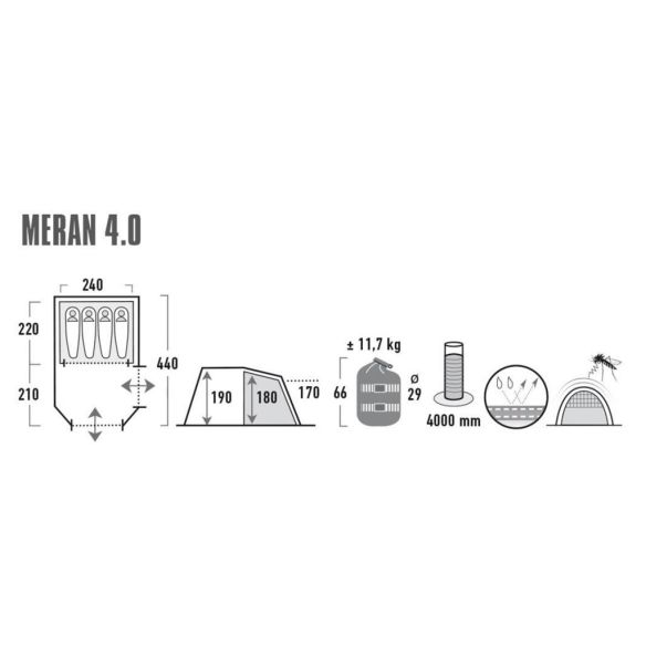 Tunnelzelt Meran 4