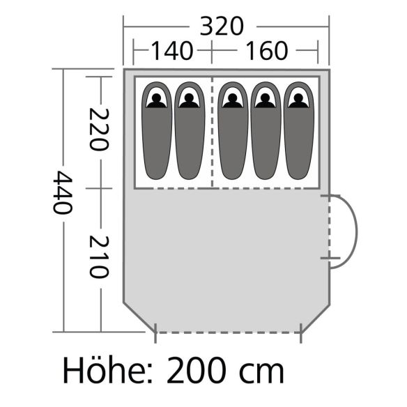 Tunnelzelt Meran 5