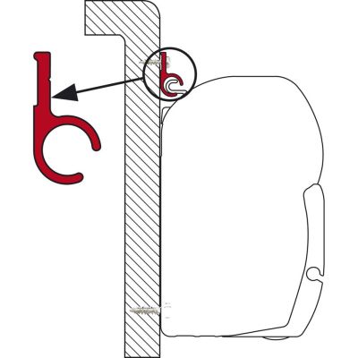 Befestigungsschiene Rail 3 m