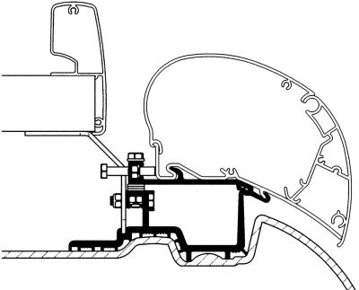 Adapter Mercedes Sprinter ab Baujahr 04/2006 90 604