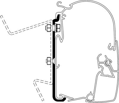 Adapter VW Westfalia 89 872