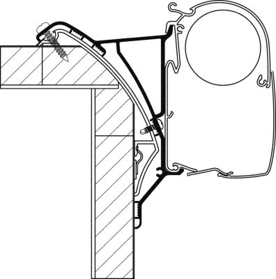 Adapter Bürstner, Set 90 670