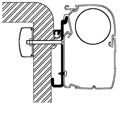 Adapter Rapido Serie 7, 8, 9, Länge 3 m