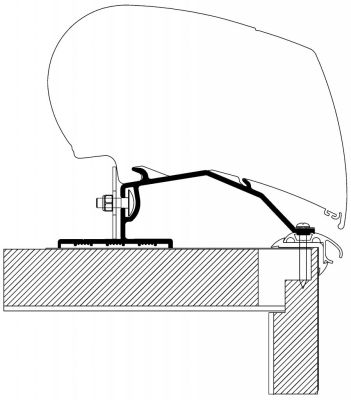 Caravan Roof Adapter 3 m