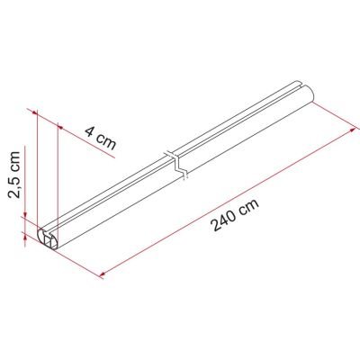 Tragestange Fixing Bar Pro L