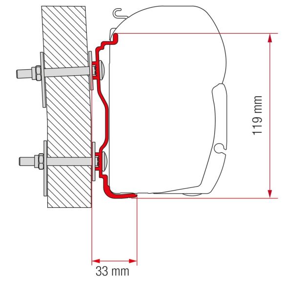 Adapter Hymer 350