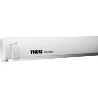 Thule Omnistor 5200 mit Motor 4,55 Tuch Mystic Grau Gehäuse weiß