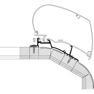 Roof Adapter LMC Explorer / Cruiser ab Baujahr 2018, Länge 5 m