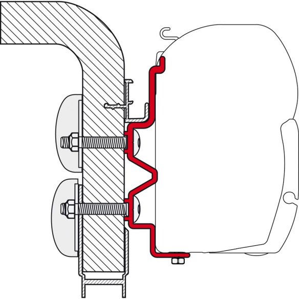 Adapter Hymer Camp 4 m 071/677