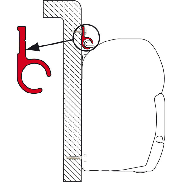 Befestigungsschiene Rail 3 m