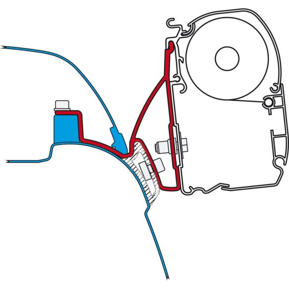 Kit VW T5/T6 – California, standardmäßig geliefert mit F45 S 260