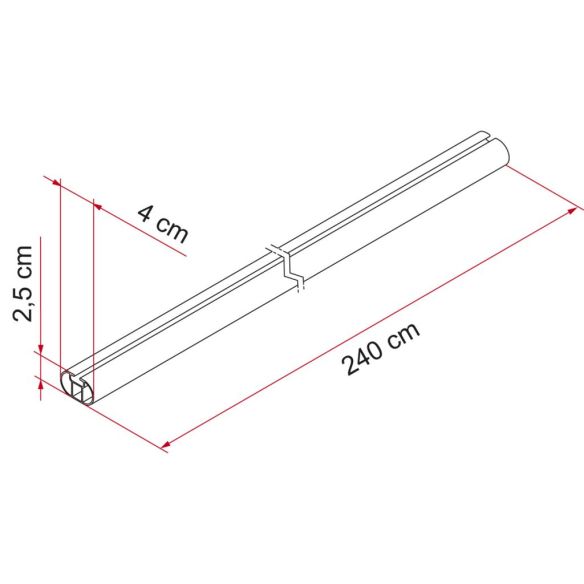 Fixing Bar Pro L Skizze