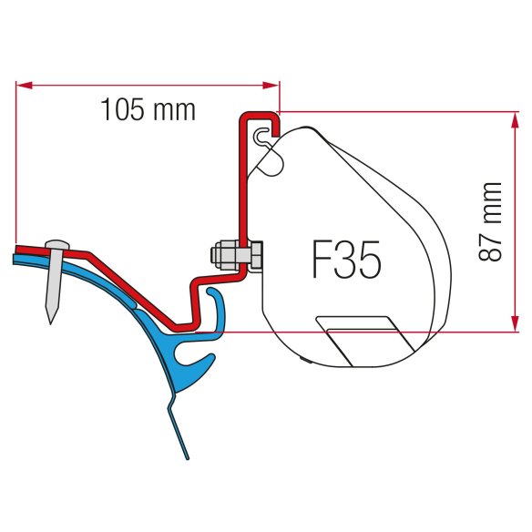 Kit VW T6 Kepler für F35