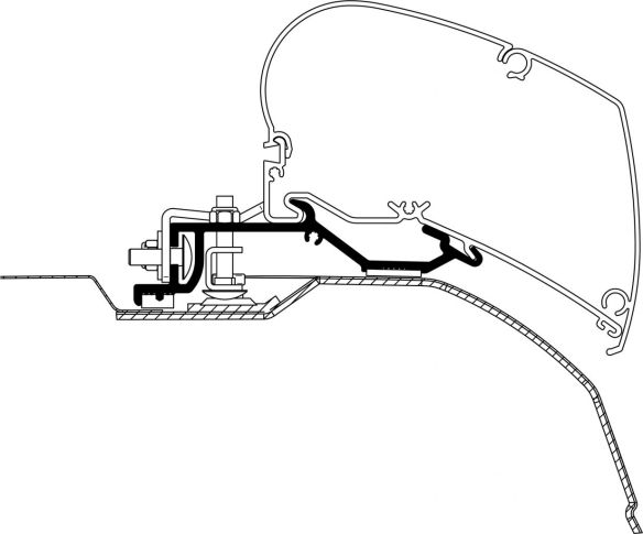 Adapter Fiat Ducato H2