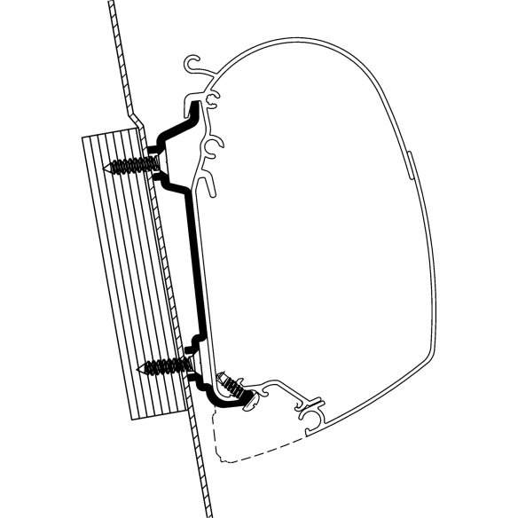Adapter Ford Transit High Roof 90 672