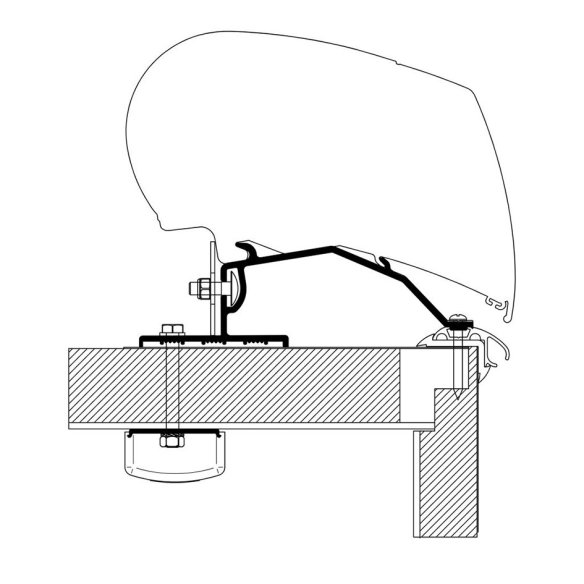 Adapter-Kit für LMC-Wohnwagen zu TO Serie 6 und 9