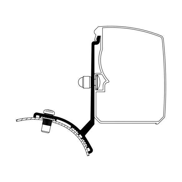 Adapter Renault Trafic / Opel Vivaro / Fiat Talento / Nissan NV300 Minivan für Thule 3200 Adapter Renault Trafic / Opel Vivaro / Fiat Talento / Nissan NV300 Minivan für Thule 3200