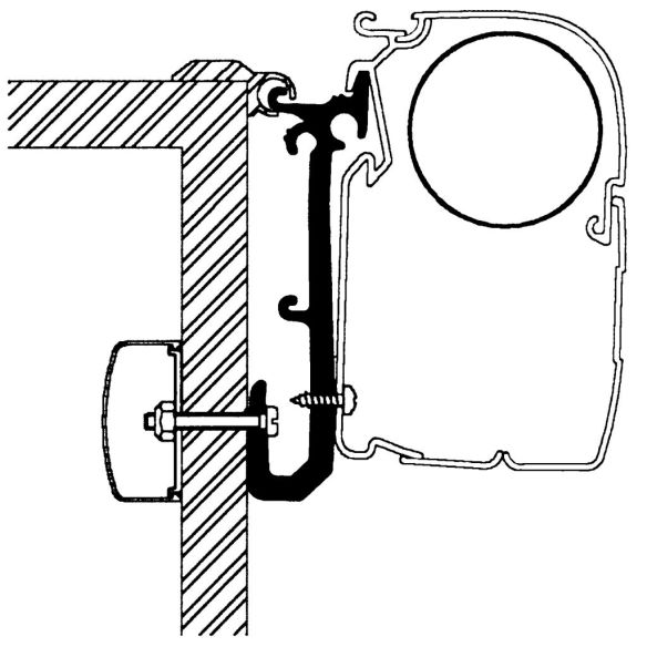 Caravan-Adapter (Anbauvariante 1)