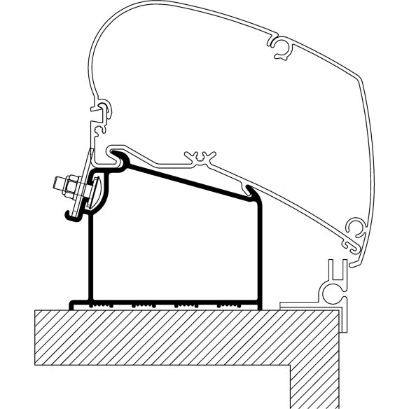 Caravan Roof Adapter Adria 2015