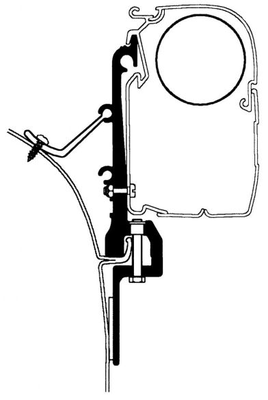 Van-Adapter (Anbauvariante 1)