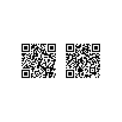 Über die QR-Codes können Videos zu den Nutzungsoptionen (links) oder zum Aufbau (rechts) des Thule Panorama geladen werden.