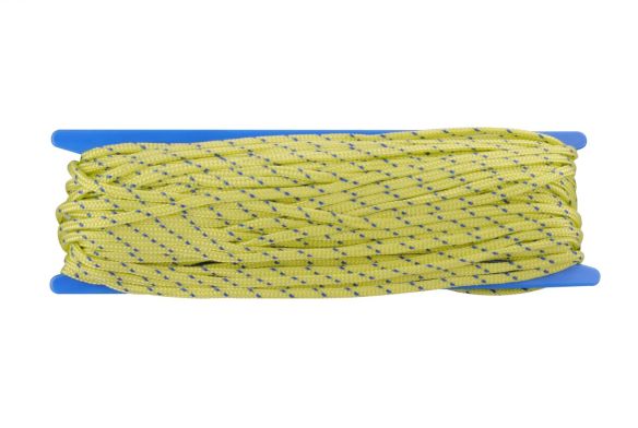 Zeltspannleine 50 m gelb