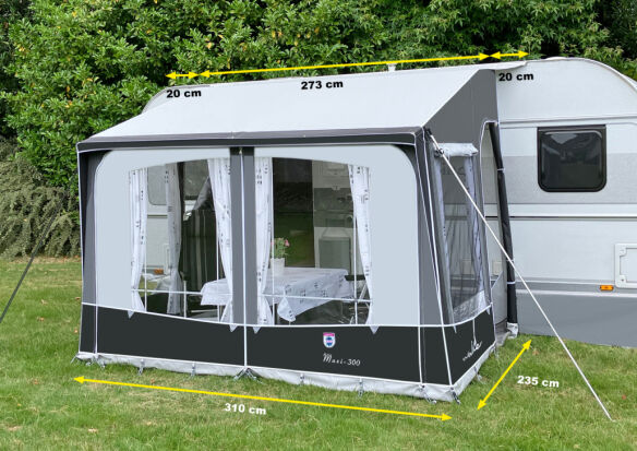 Walker Teilvorzelte Maxi 300 Aluminium 86300008B