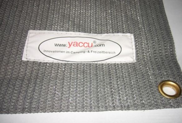 Yaccu Vorzeltteppich 3x5m Anthrazit-Grau 11042007